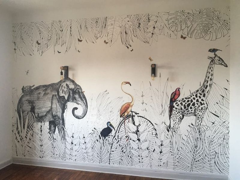 tapisserie-animaux-chambre-mont-de-marsan